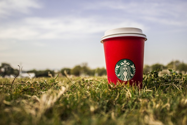 Starbucks coffee cup.