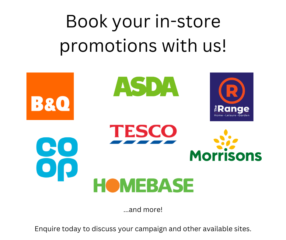Promotional Space in UK supermarkets company