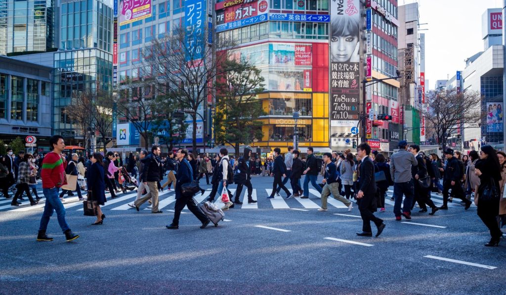 A crowded street
